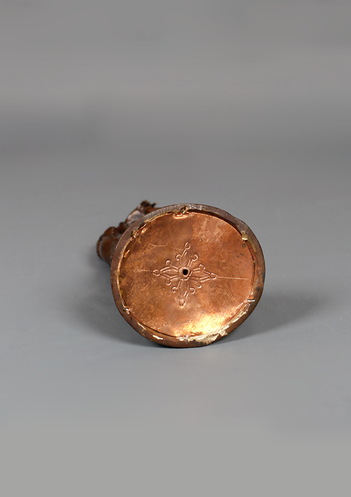 Copper Oxidized Mayadevi Statue 8"H