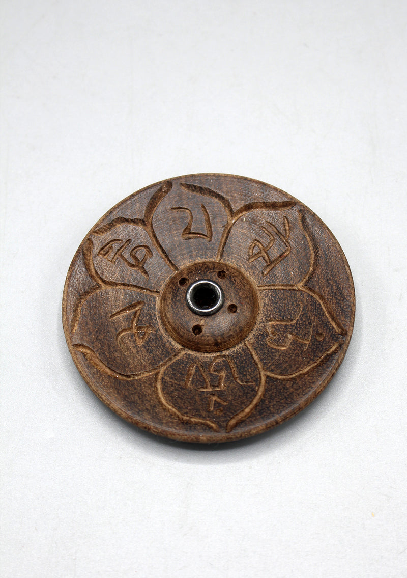 Om Mani Tibetan  Incense Burner