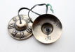 Brass Om Mani Mantra Tingshas/Cymbals - nepacrafts