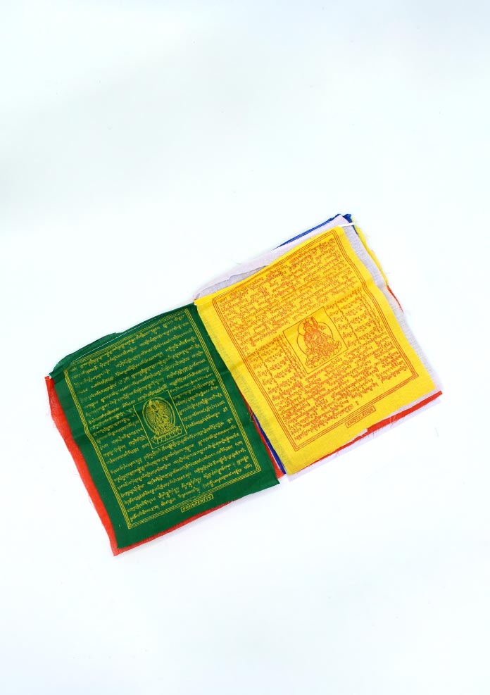 Tibetan Prayer Flags Cotton Gift Set Medium