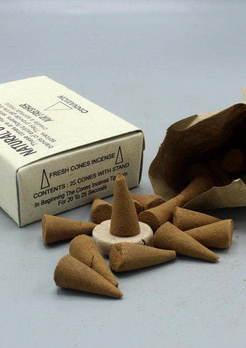 Cinnamon Tibetan Natural Cone Incense