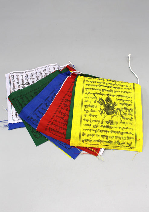 Five Rolls of Traditional Tibetan Windhorse Prayer Flags
