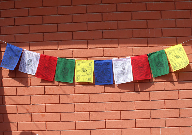 Five Rolls of Victory Mantra Prayer Flags