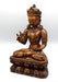 Tibetan Vajrasattva Wooden Statue with Bell and Dorjee - nepacrafts
