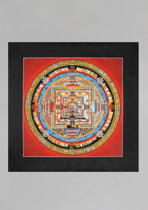 Tibetan Mandala Fine Art Thangka - nepacrafts