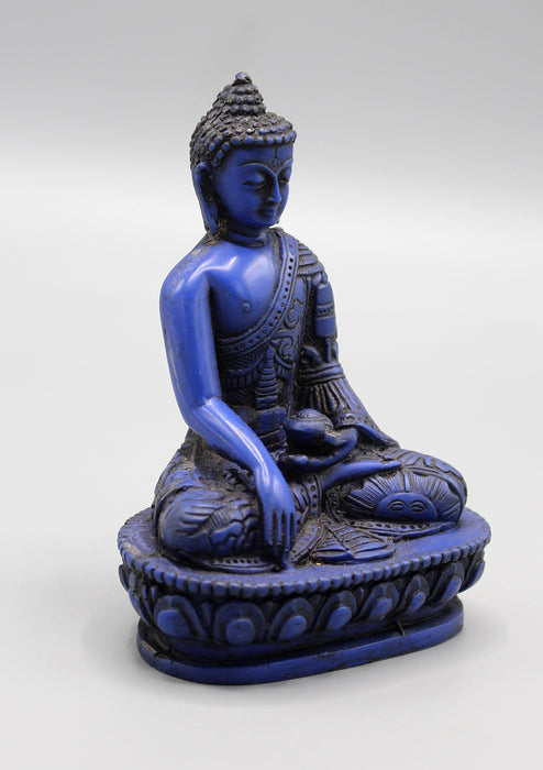 Om Mani Carving Resin Shakyamuni Buddha Statue