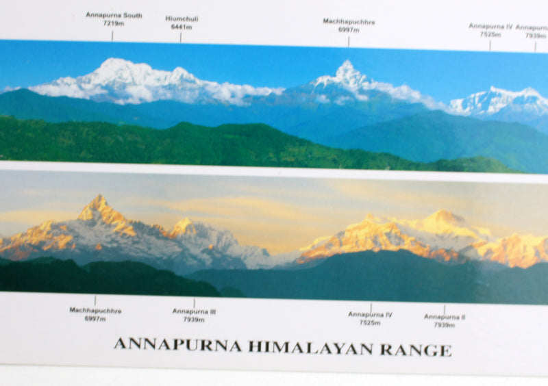 A Panoramic View of The Annapurna Himalayan Range - nepacrafts