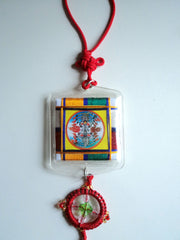 Two Scorpion Goh Sung Car Hanging Protection Amulet - nepacrafts