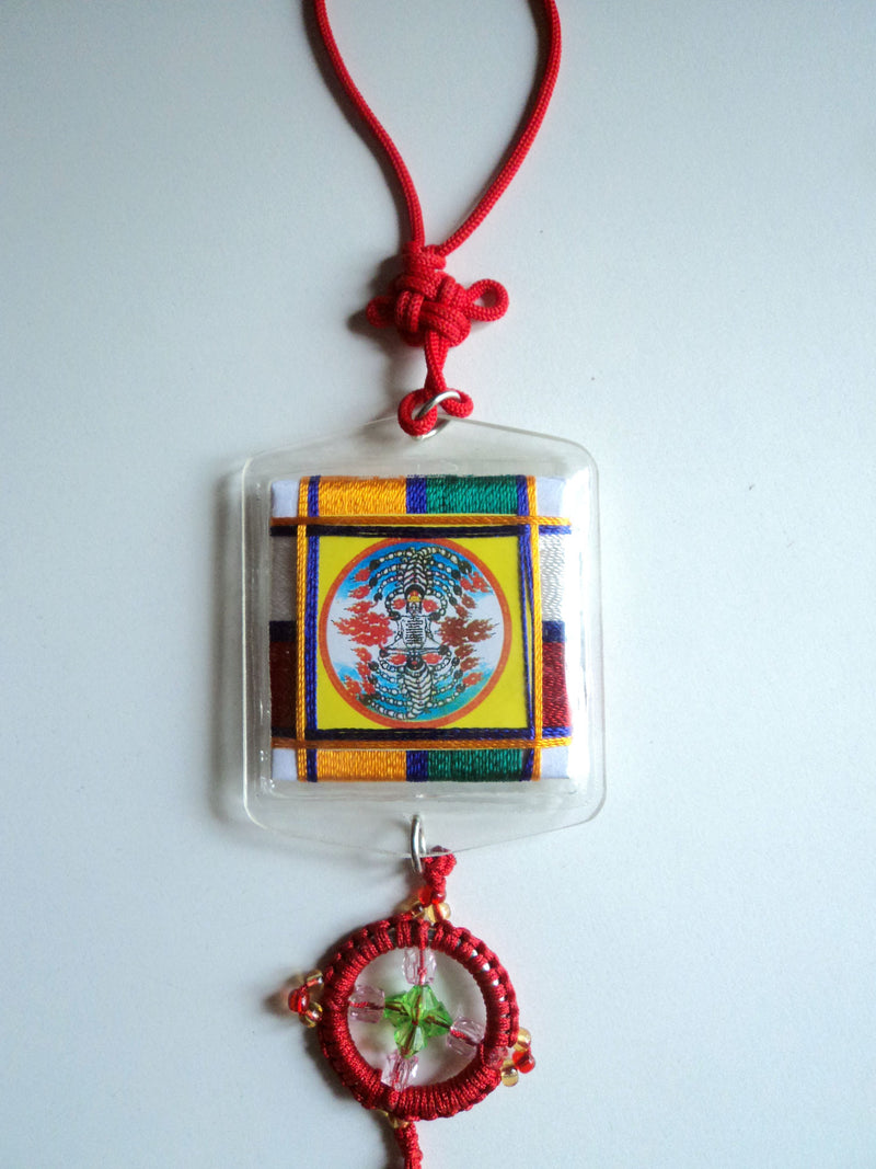 Two Scorpion Goh Sung Car Hanging Protection Amulet - nepacrafts