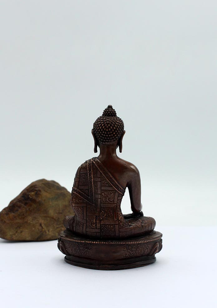 Copper Shakyamuni Statue 4 Inch