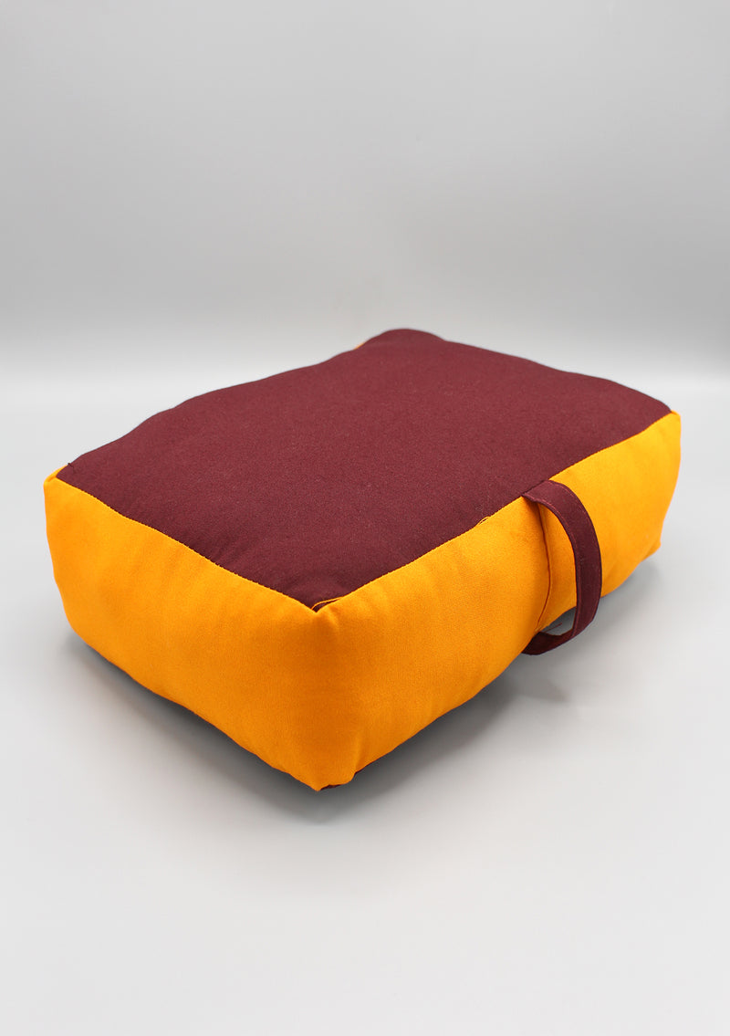 Monk Red Meditation Cushion - nepacrafts