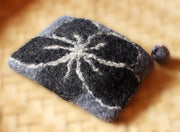 Colorful Felt Flower Women's Coin Purse - nepacrafts