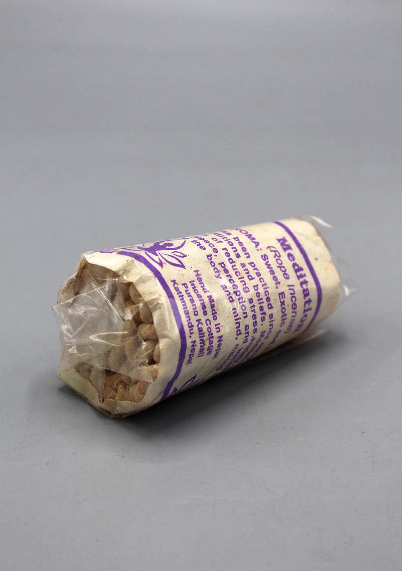Meditation Rope Incense-Pack of Six Nepalese Handmade Incense