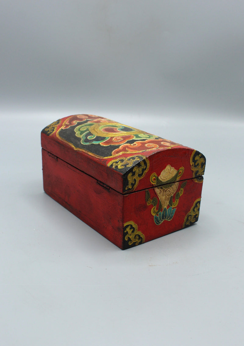 Hand painted Tibetan Wooden Gift Box