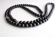 Rosewood Prayer Mala with Buddha Spacer - nepacrafts