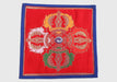 Tibetan Double Dorjee Brocade Fabric Table Altar Cloth - nepacrafts