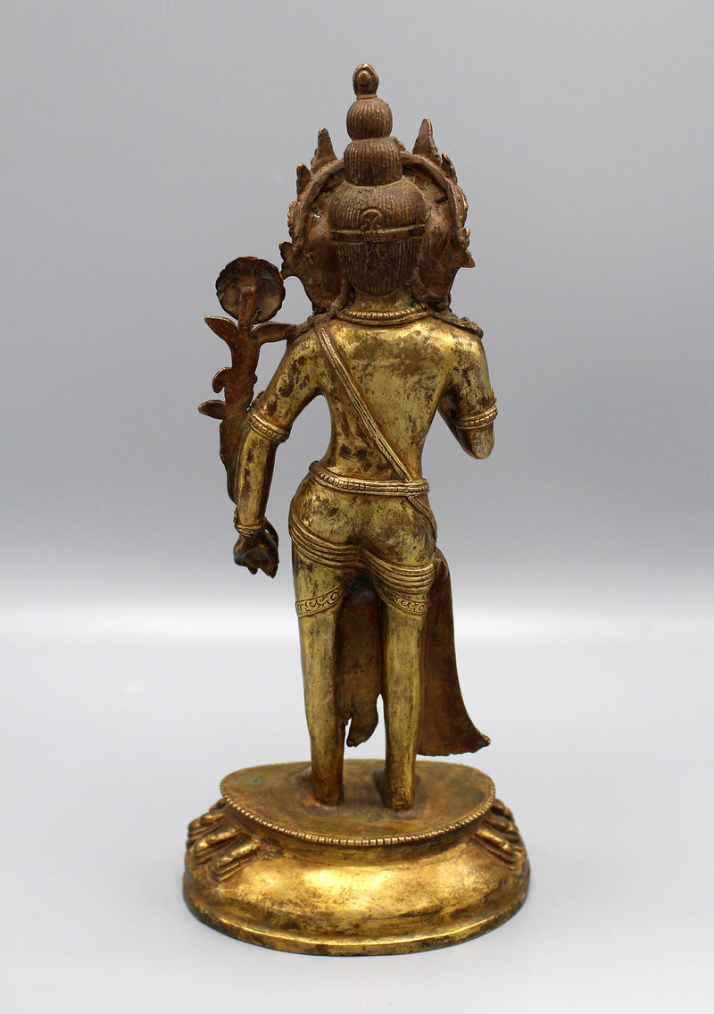 Antique Padmapani Avalokiteshvara Statue - nepacrafts