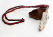 Healing Crystal Necklace with Braided Hemp Cord - nepacrafts