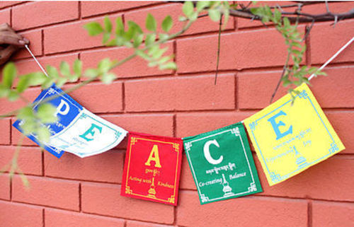 PEACE Prayer Flags