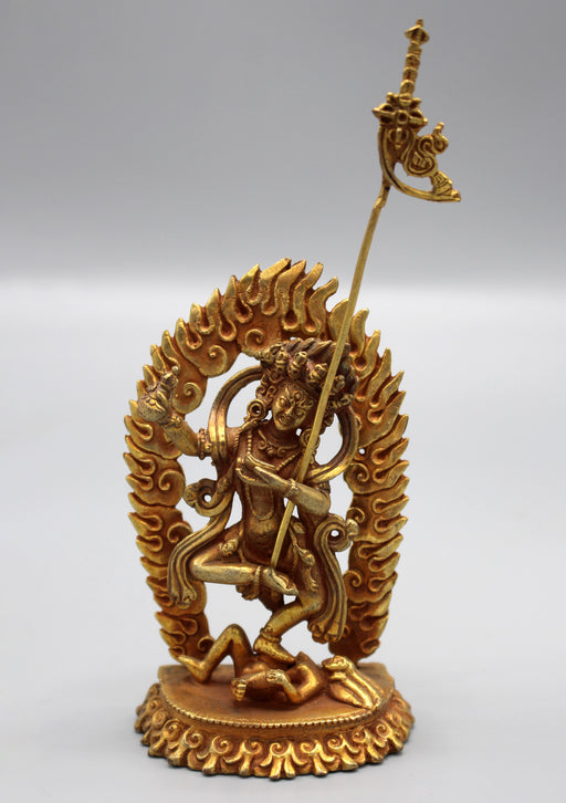 Goldplated Dancing Vajrayogini Statue - nepacrafts