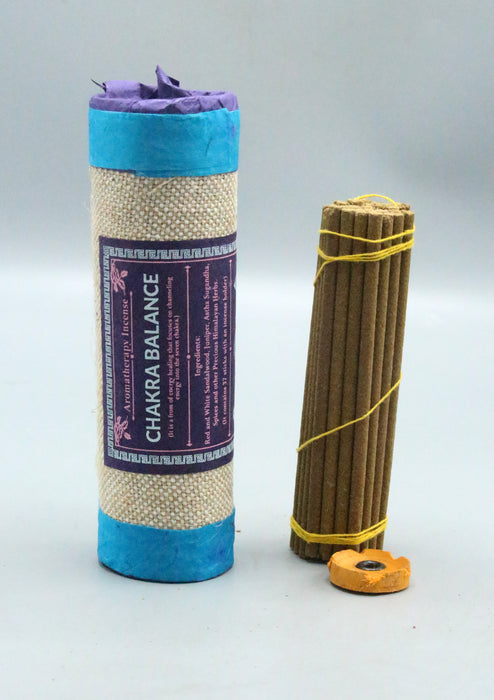 Aromatherapy Red and White Sandalwoof\d Tibetan Incense - Chakra Balance