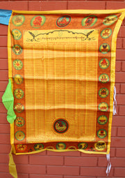 Windhorse Prayer Flags with Eight Auspicious Symbol - nepacrafts