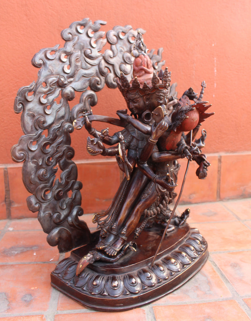 Masterpiece Chakrasamvara Shakti Statue 21 Inch - nepacrafts