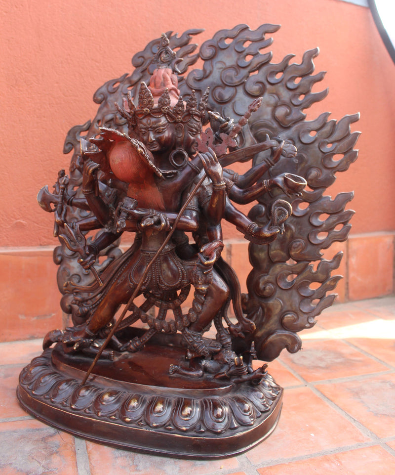 Masterpiece Chakrasamvara Shakti Statue 21 Inch - nepacrafts