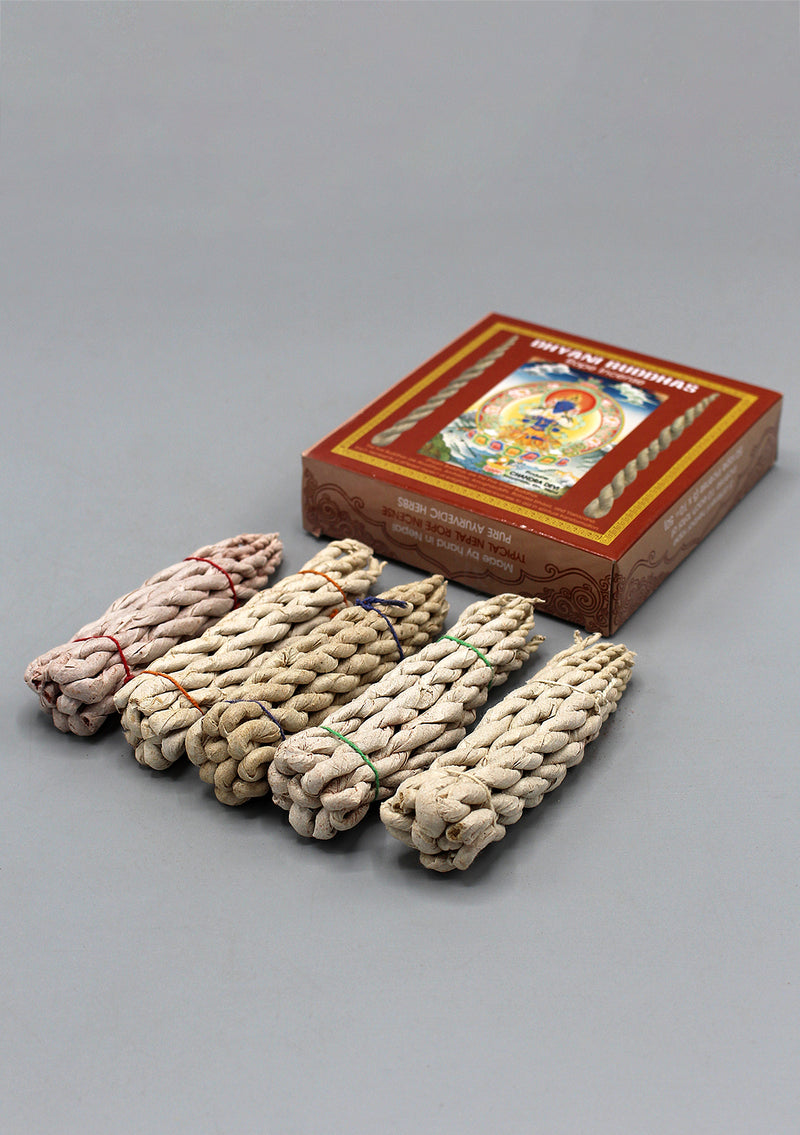 Five Dhyani Buddhas Rope Incense