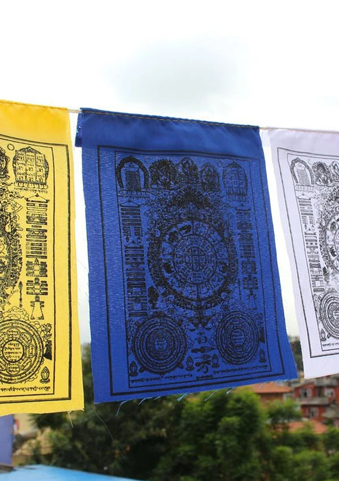 Tibetan Astrology Jyoti Chakra Wheel Prayer Flags