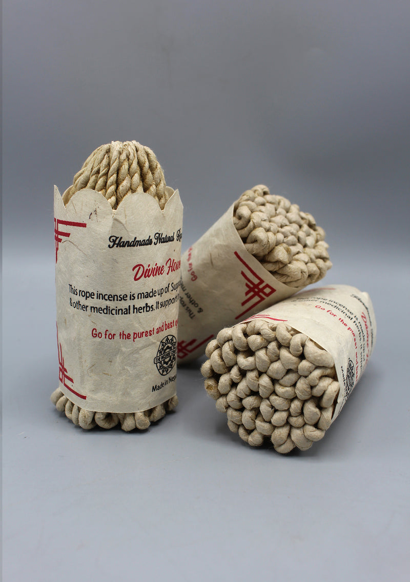 Divine Flowers Handmade Natural Rope Incense