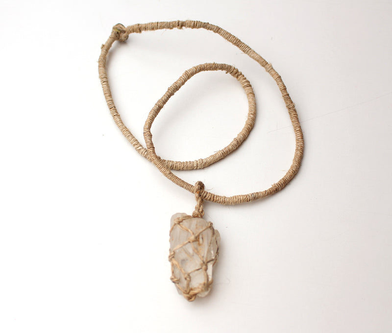 Stone Age Tribal Arrowhead Healing Stone Pendant - nepacrafts
