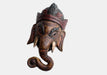 Wooden Wall Hanging Handcarved Lord Ganesha Mask - nepacrafts