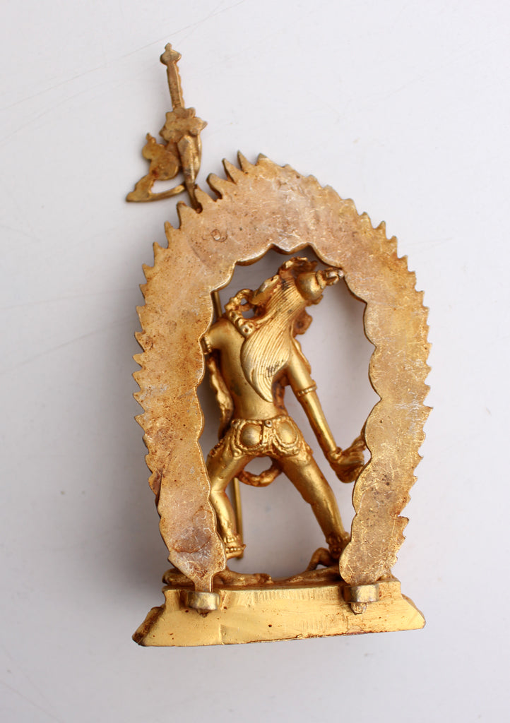 Goldplated Wrathful Vajrajogini Statue From Nepal - nepacrafts