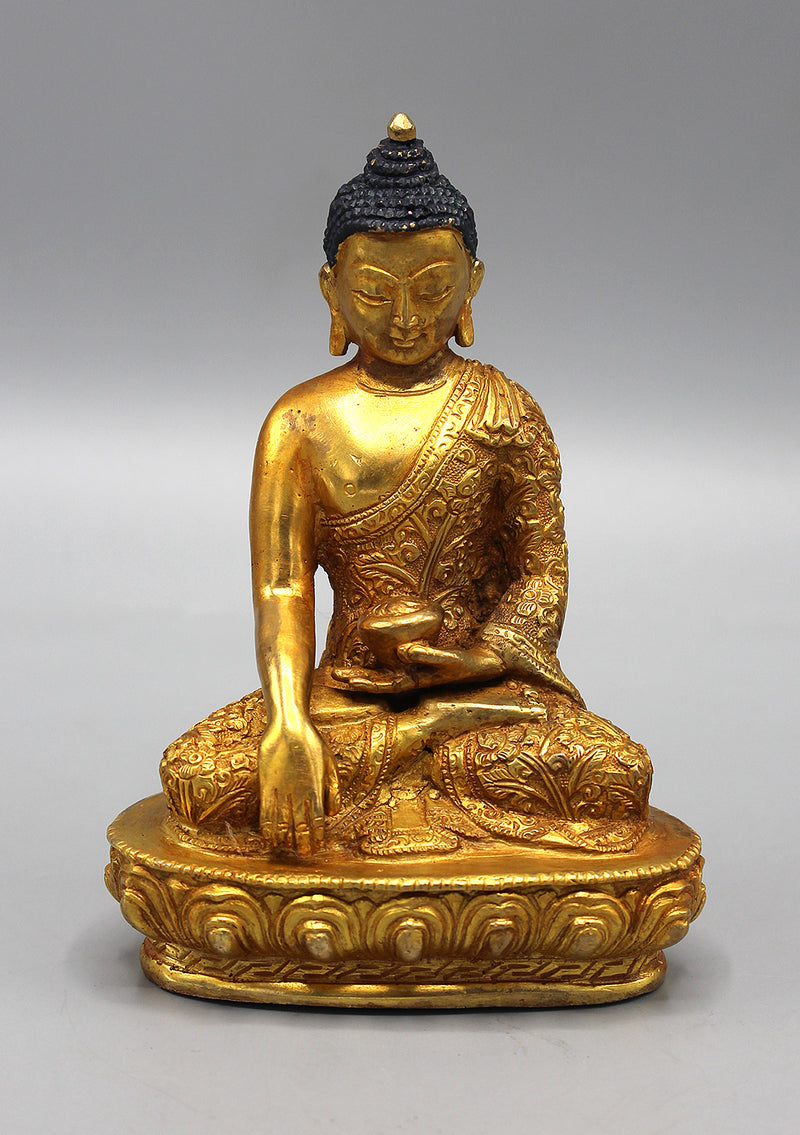 Fully Gold Plated Shakyamuni Statue BST008