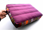 Cotton Meditation Cushion with Border - nepacrafts