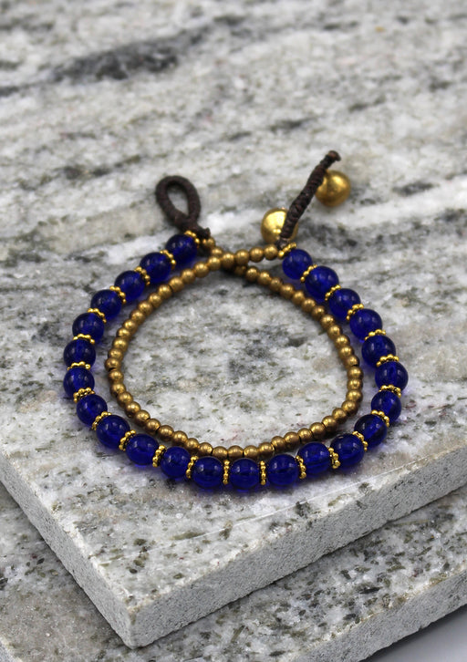 Elegant Glass Beads Small Anklet - nepacrafts