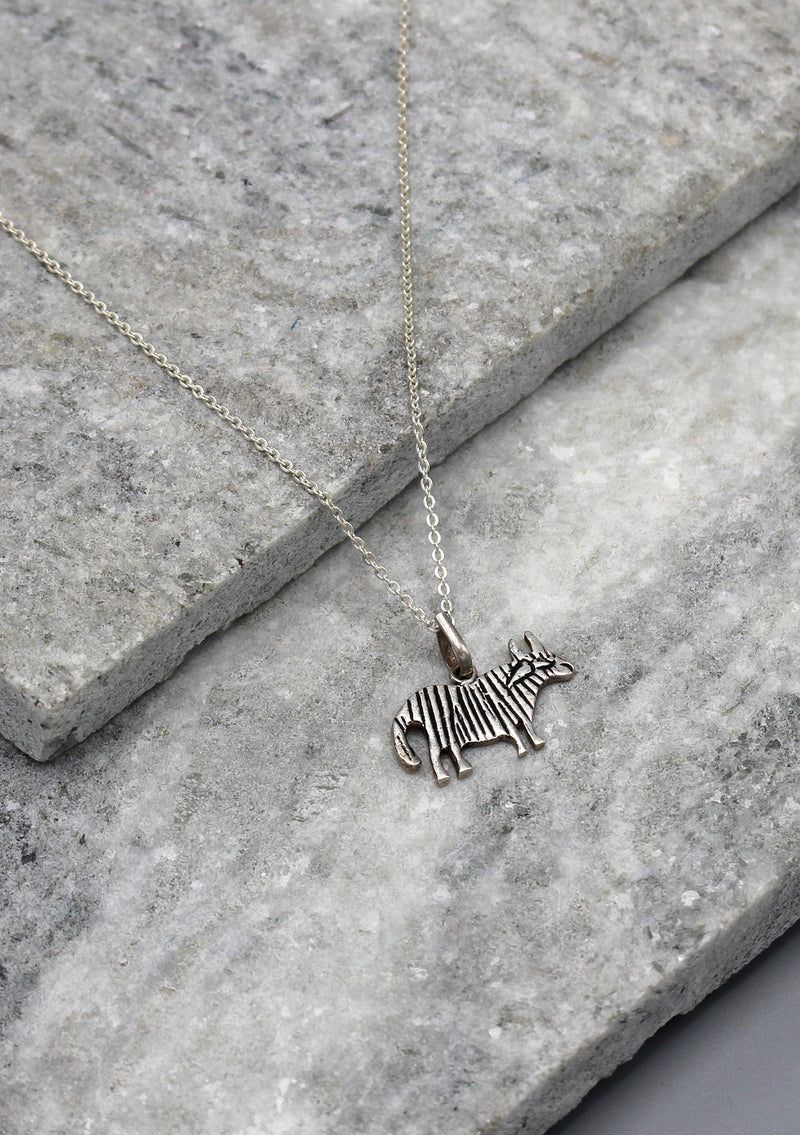 Nepalese Himalayan Yak Sterling Silver Pendant - nepacrafts