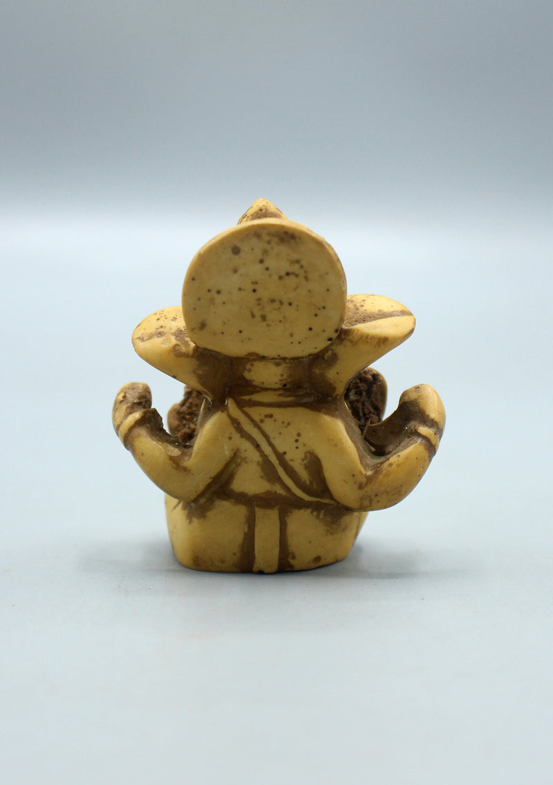 Resin Mini Ganesha  Statue 2.5" H