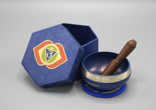 Third Eye Chakra Healing Singing Bowl Gift Set - nepacrafts