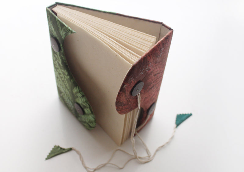 Ying Yang Design Button Closure Lokta Paper Journal Book - nepacrafts