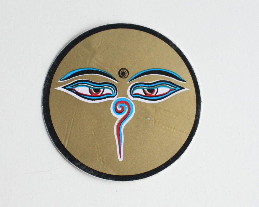 Buddha Eyes Sticker - nepacrafts