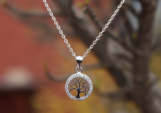 Sterling Silver Tree of Life Pendant - nepacrafts