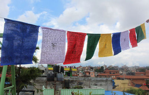 Tibetan Fine Cotton Prayer Flags Gift Pack Large