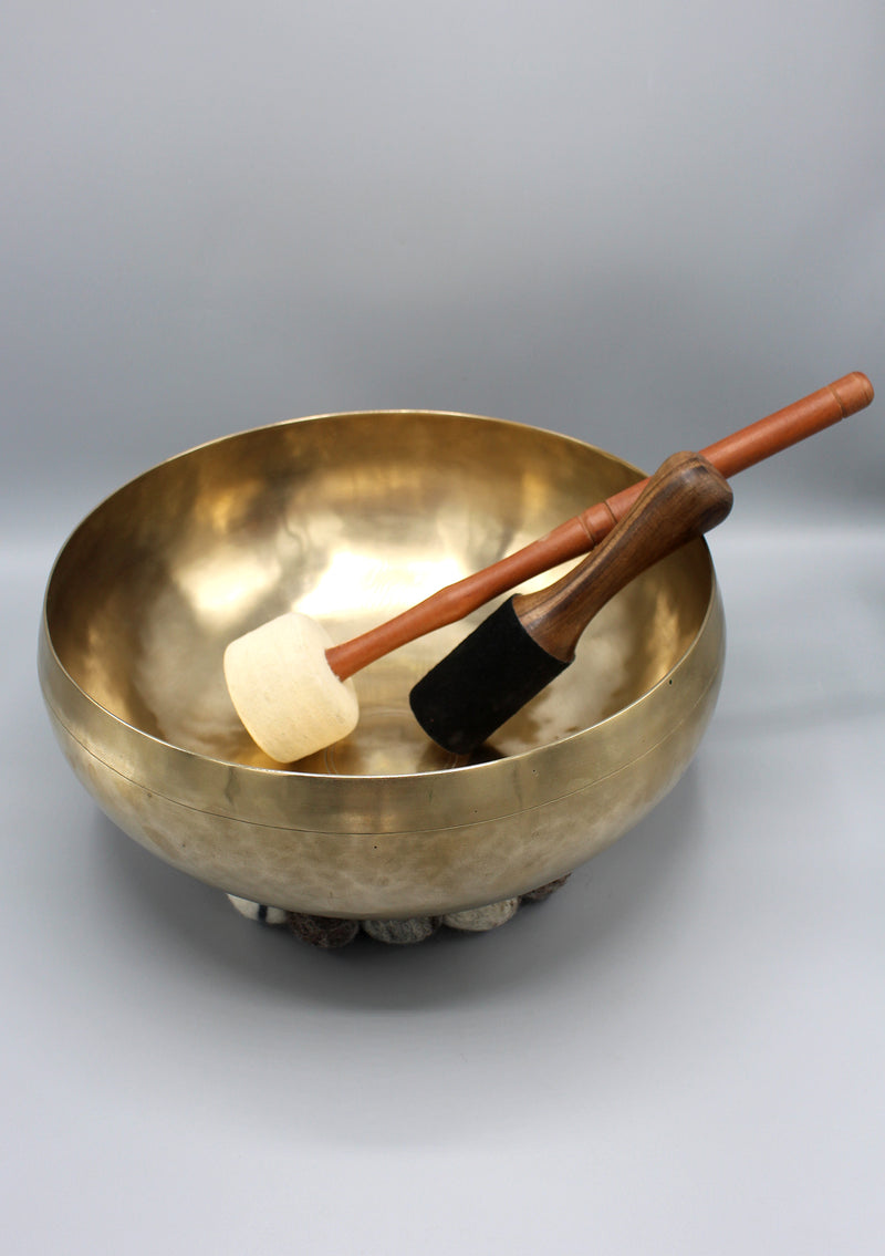 Tibetan Healing Therapy Handmade Singing Bowl Note #E