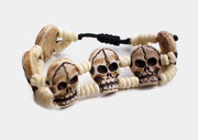 Handmade Skull Shaped Adjustable Wrist Bracelet - nepacrafts
