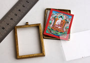 Vairochana Mini Thangka Amulet Pendant - nepacrafts