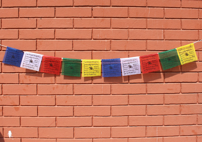 Five Rolls of Polyester Windhorse Prayer Flags