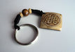 Hand Crafted Tibetan Endless Knot Bone Keychains - nepacrafts