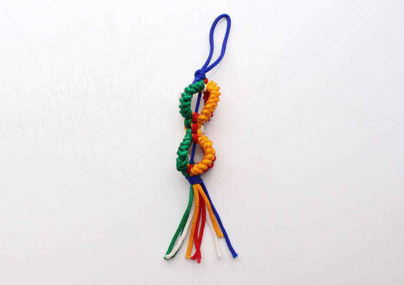 Colorful Braided Dorjee Car Hanging Amulet - nepacrafts
